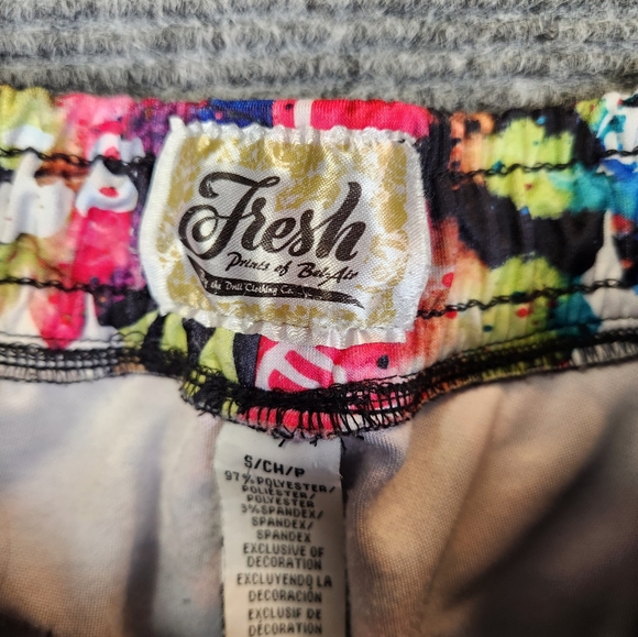 Drill Clothing Co. Fresh Prints of Bel Air Colorful Shorts Pull On Men Small - Picture 5 of 8